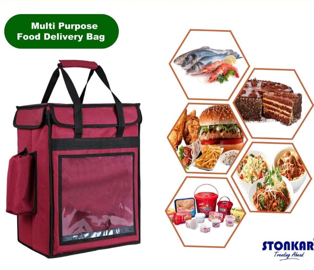 Stonkar FlavorFleet Food Delivery Bag (Red)