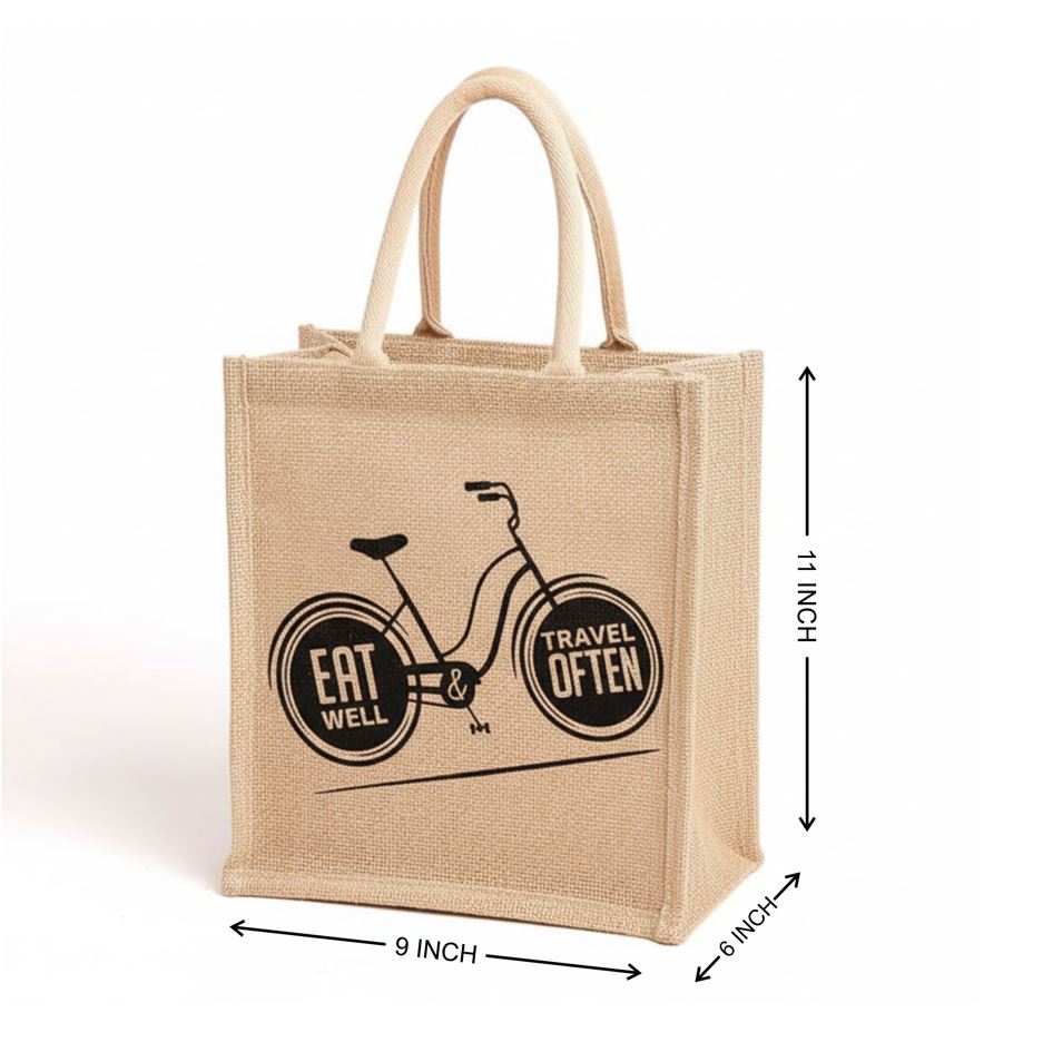 Stonkar NatureNest Jute Lunch Bag – The Perfect Eco Lunch Companion