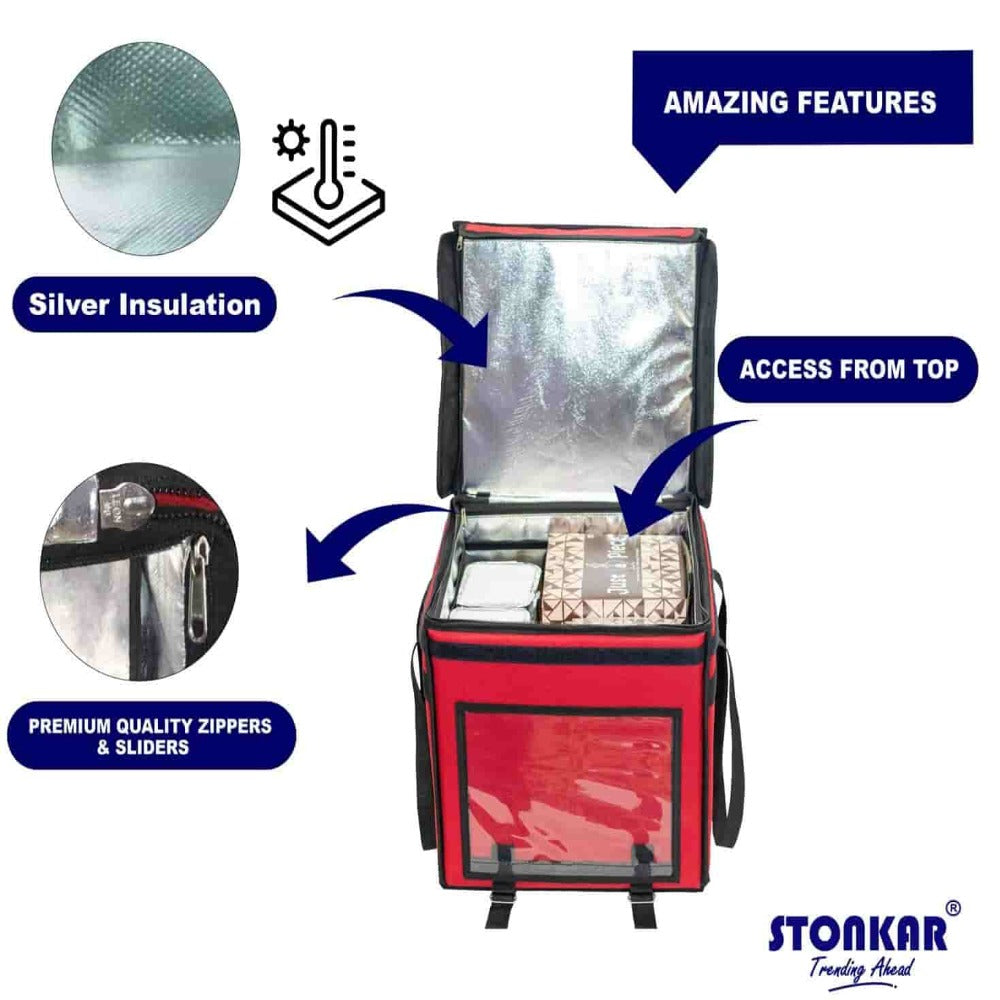 thermal food delivery bag features
