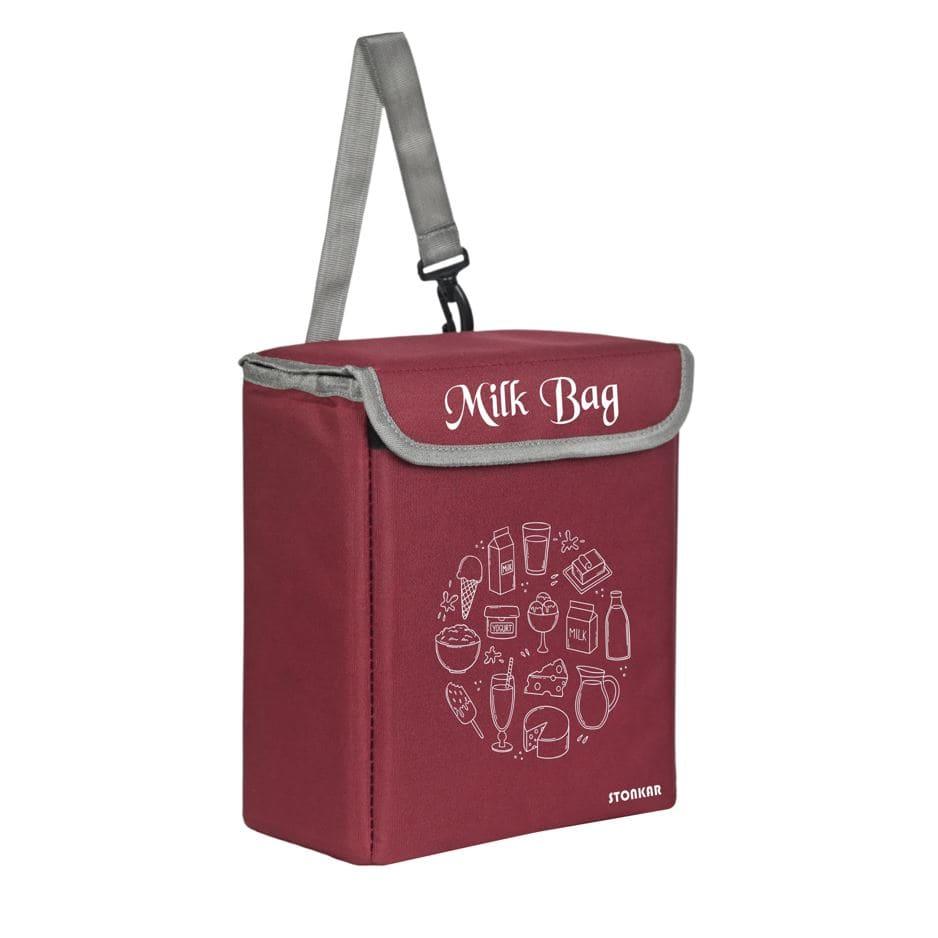 Milk Bag for Door Thermal Insulated and Cooler Bag Stonkar