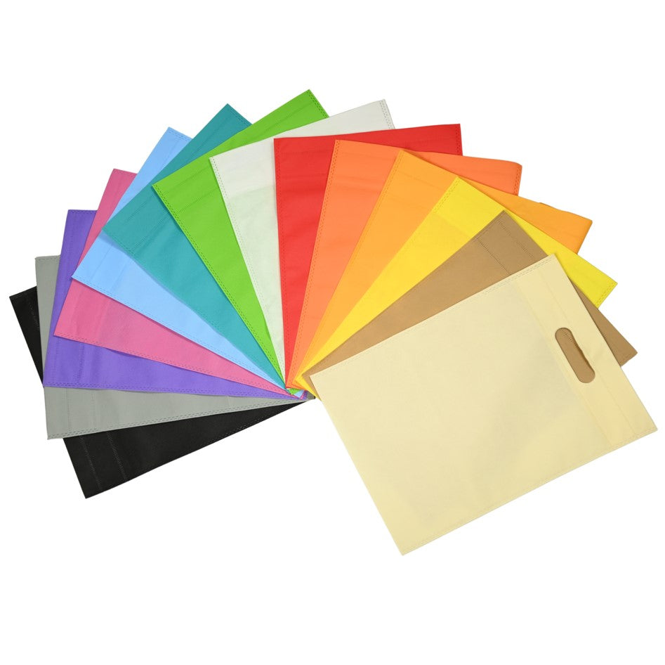 Non-Woven Carry Bag (Pack of 100 pcs) (Multi Size and Color) | Competitive Price on Higher Quantities
