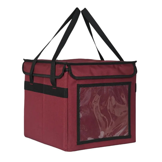 Pro-Grocery Delivery Bag | Food and Ecommerce bag | 14" Inch (Maroon) - Stonkar Pro-Delivery Bag