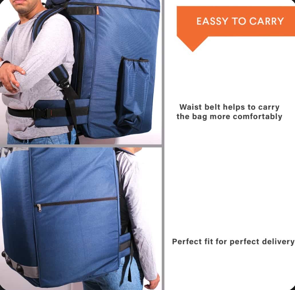TRIAGE Kart Logistics E-Commerce and Grocery Delivery Bag (Blue) :  Amazon.in: Fashion